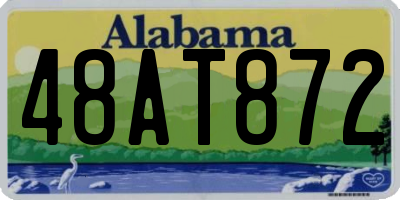 AL license plate 48AT872