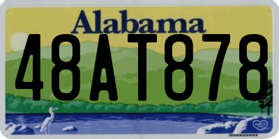 AL license plate 48AT878