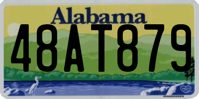 AL license plate 48AT879
