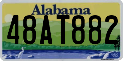 AL license plate 48AT882