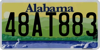 AL license plate 48AT883