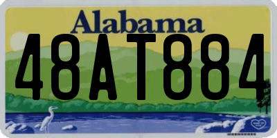 AL license plate 48AT884