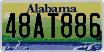 AL license plate 48AT886