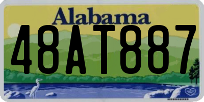AL license plate 48AT887