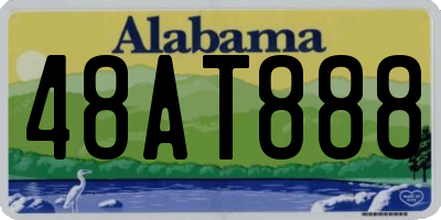 AL license plate 48AT888