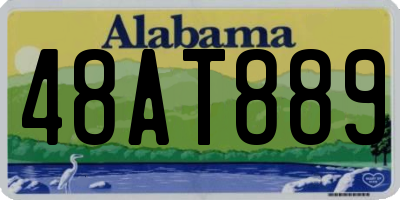 AL license plate 48AT889