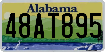 AL license plate 48AT895