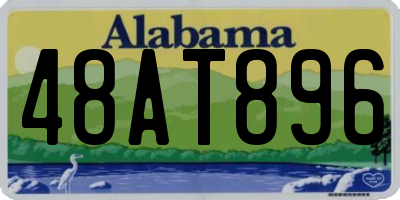 AL license plate 48AT896