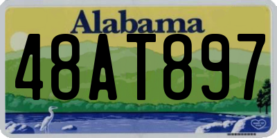 AL license plate 48AT897