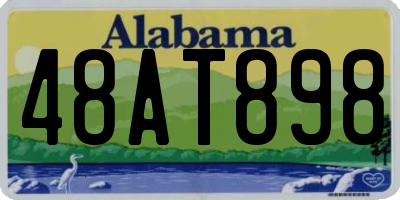 AL license plate 48AT898