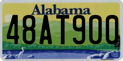 AL license plate 48AT900