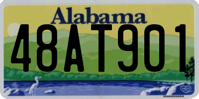 AL license plate 48AT901