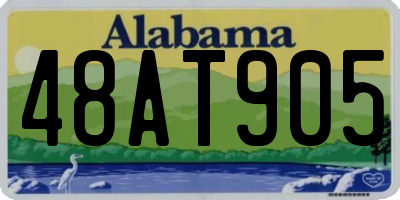 AL license plate 48AT905