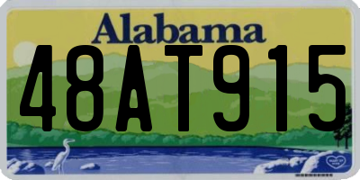 AL license plate 48AT915