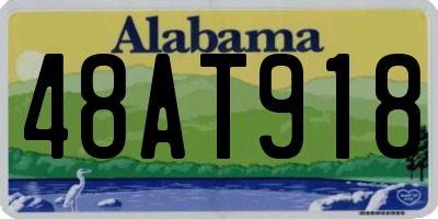 AL license plate 48AT918
