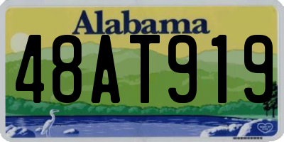 AL license plate 48AT919