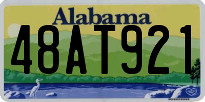 AL license plate 48AT921