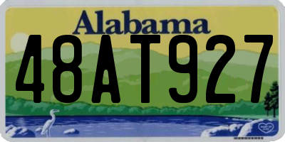 AL license plate 48AT927