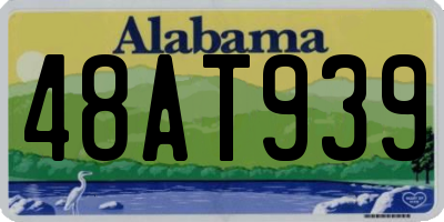 AL license plate 48AT939