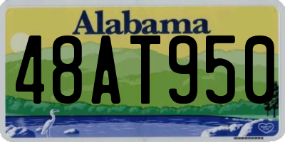 AL license plate 48AT950