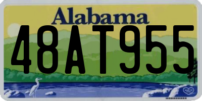 AL license plate 48AT955