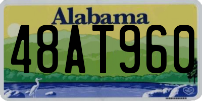 AL license plate 48AT960