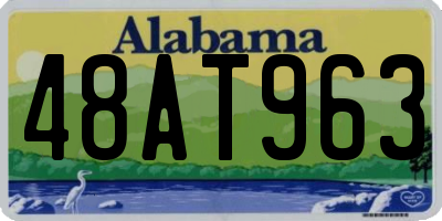AL license plate 48AT963