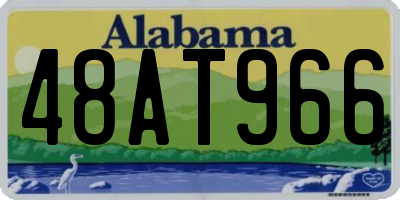 AL license plate 48AT966