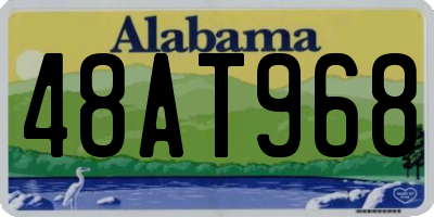 AL license plate 48AT968