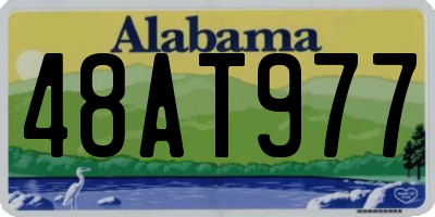 AL license plate 48AT977