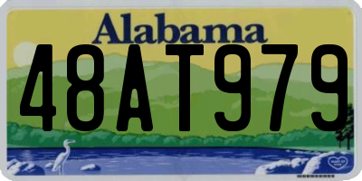 AL license plate 48AT979