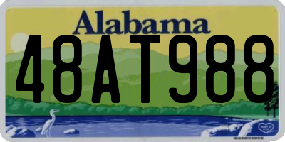 AL license plate 48AT988