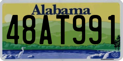 AL license plate 48AT991