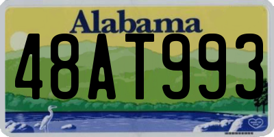 AL license plate 48AT993