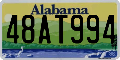 AL license plate 48AT994