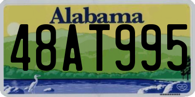 AL license plate 48AT995