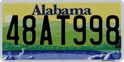 AL license plate 48AT998
