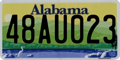 AL license plate 48AU023