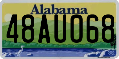AL license plate 48AU068