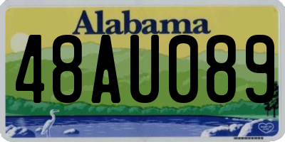 AL license plate 48AU089