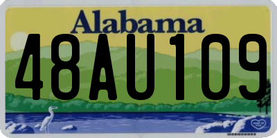 AL license plate 48AU109