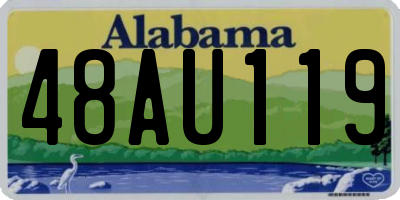 AL license plate 48AU119