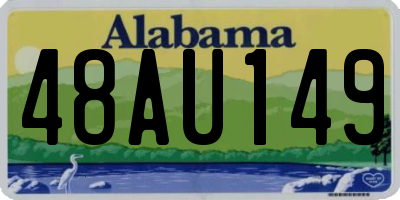 AL license plate 48AU149