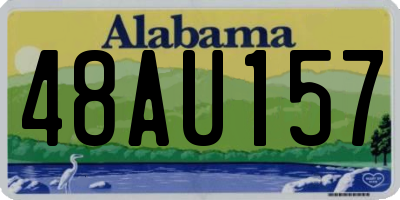 AL license plate 48AU157