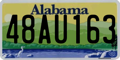 AL license plate 48AU163