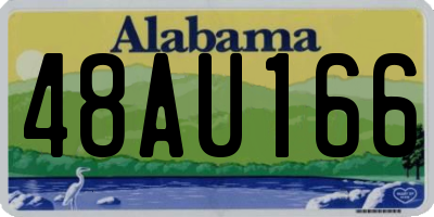 AL license plate 48AU166