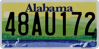 AL license plate 48AU172