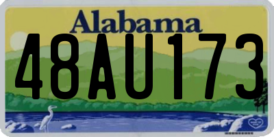 AL license plate 48AU173