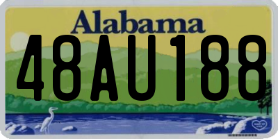AL license plate 48AU188