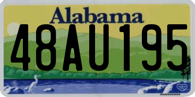 AL license plate 48AU195